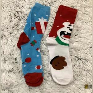 Joyin set of 2 Christmas theme socks